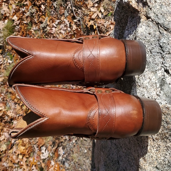 Frye Billy Short Harness Boots Size 10 - Picture 5 of 16